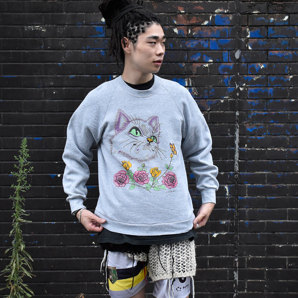 90’s Cat&Rose スウェット 240929H
