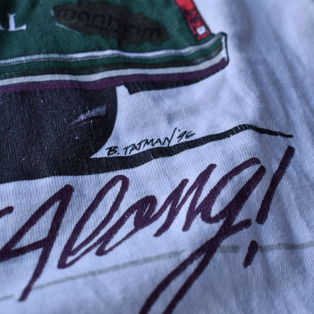 90's “Harry Gant/ハリー・ガント #33” 両面プリント レーシングTシャツ 230607