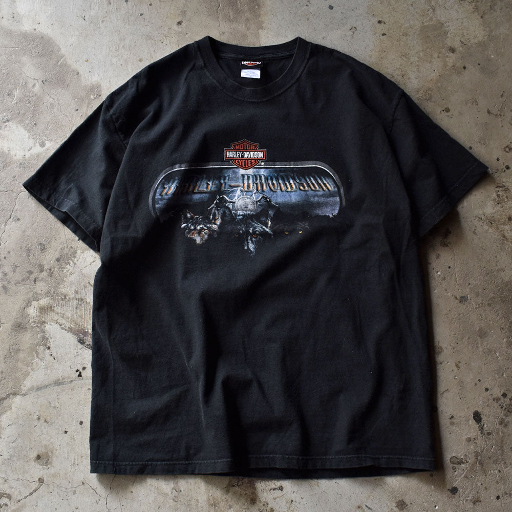 90’s Harley-Davidson/ハーレーダビッドソン “wolf” Tシャツ USA製 230508