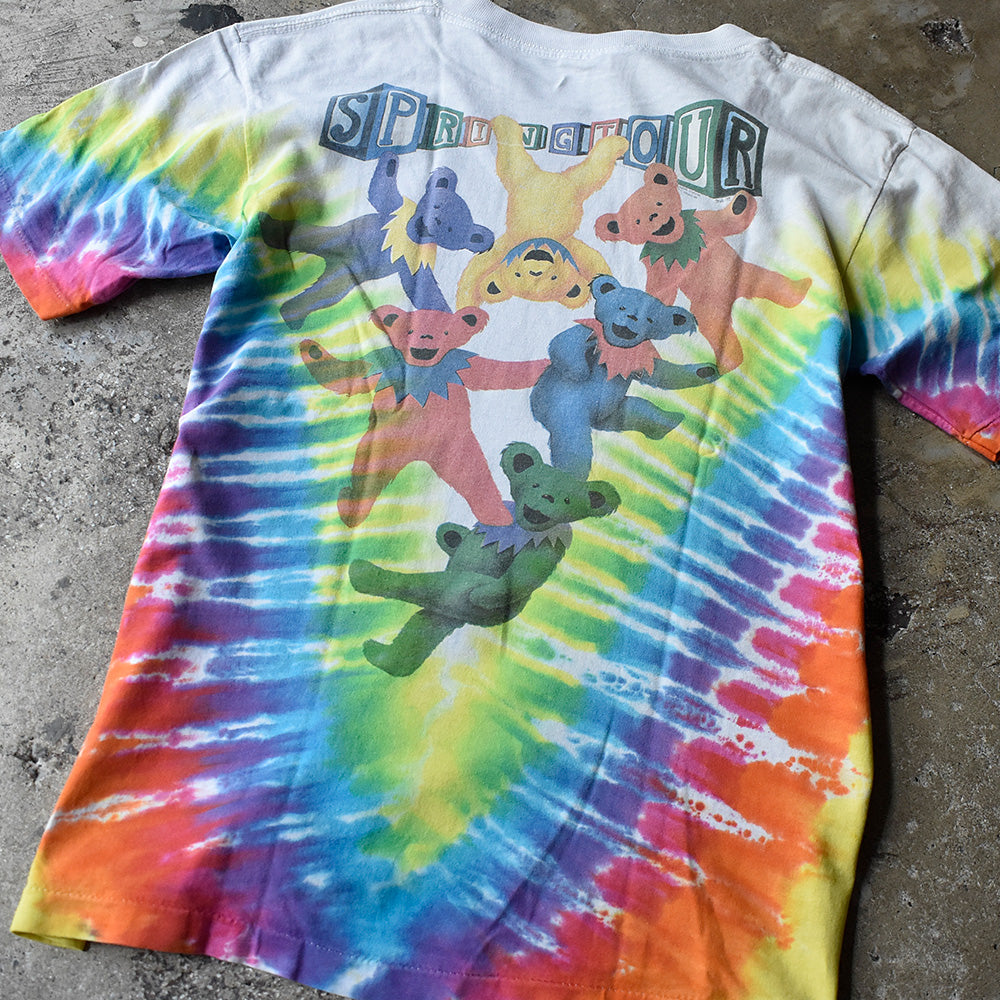 90’s LIQUID BLUE Grateful Dead “デッドベア” タイダイ ロック Tシャツ USA製 250828H