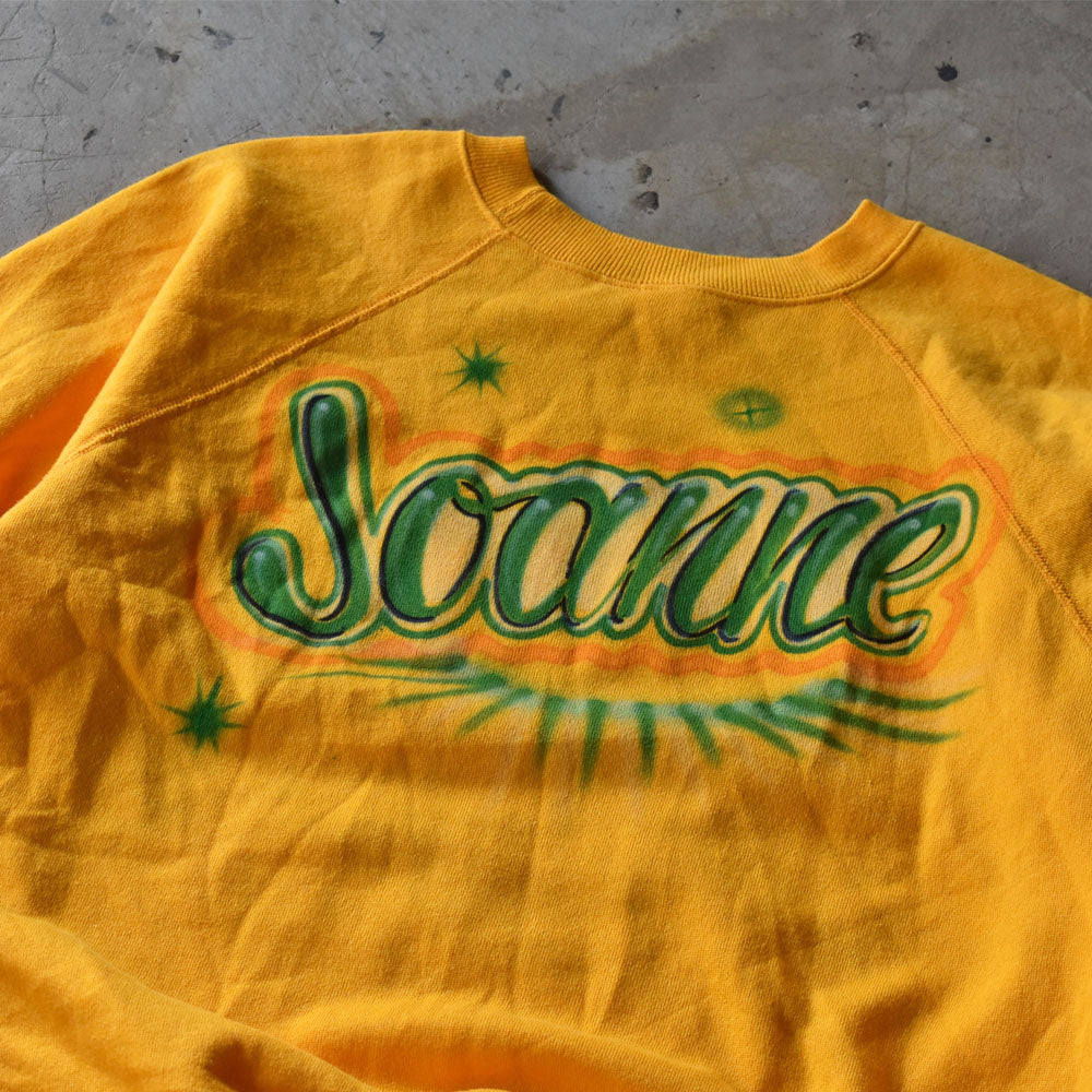 80’s デッドストック! “Favorite Bear” テディベア エアブラシ スウェット USA製 240804H