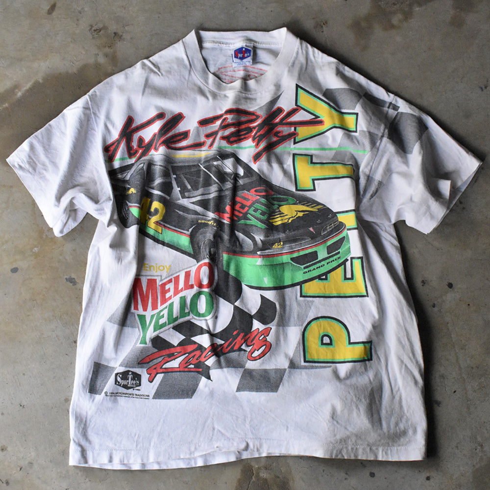 90's SporTee's “Kyle Petty #42” 両面プリント レーシング Tシャツ USA製 240403