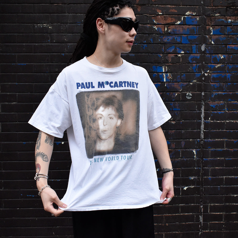 90's Paul McCartney “The New World Tour” Tシャツ 240419H