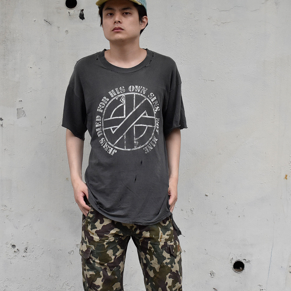 90's CRASS “Reality Asylum“ Tシャツ 250614HTJ3