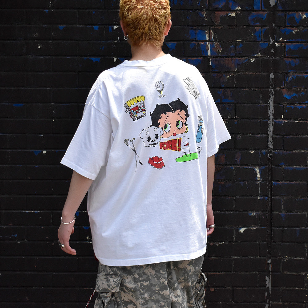 90's Betty Boop “GOLF” Tシャツ USA製 250522H