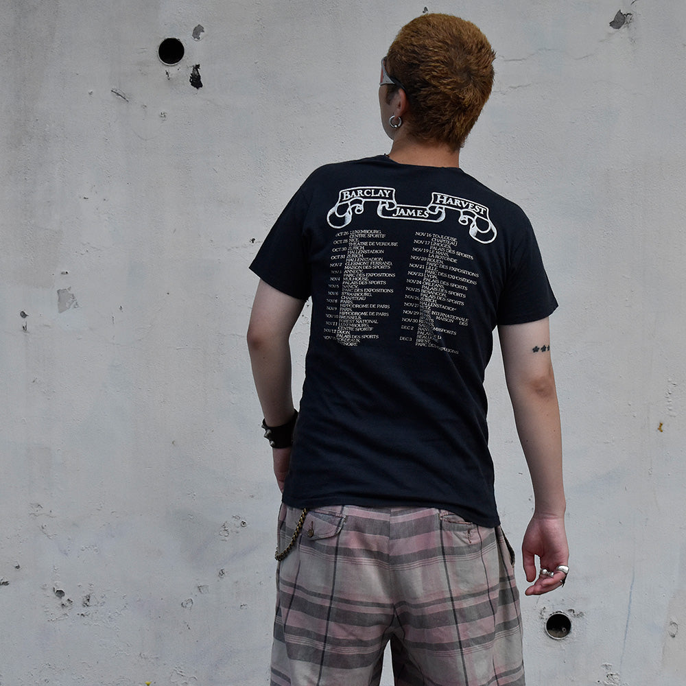 80's “Barclay James Harvest“ Tour ロック Tシャツ 250809H