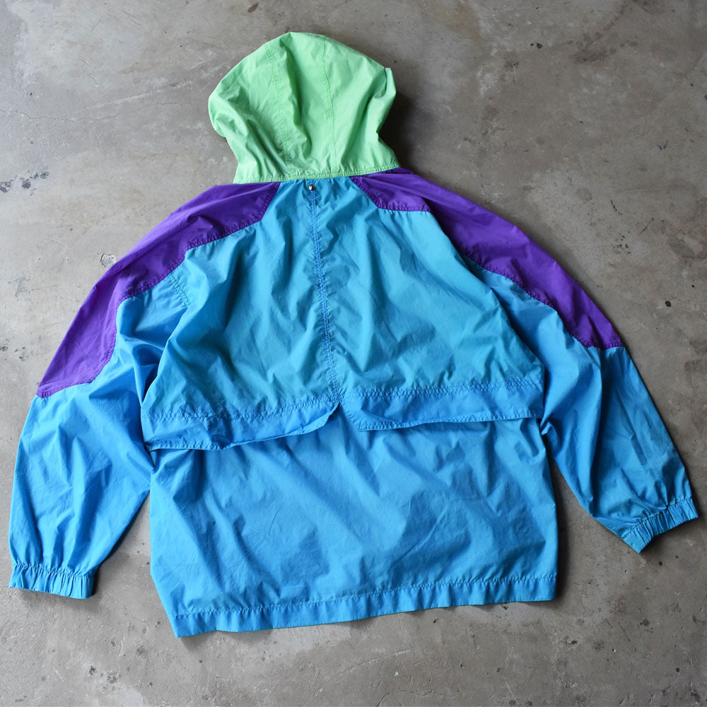 80’s NIKE 銀タグ! ナイロン アノラックパーカー トラックジャケット 240727H