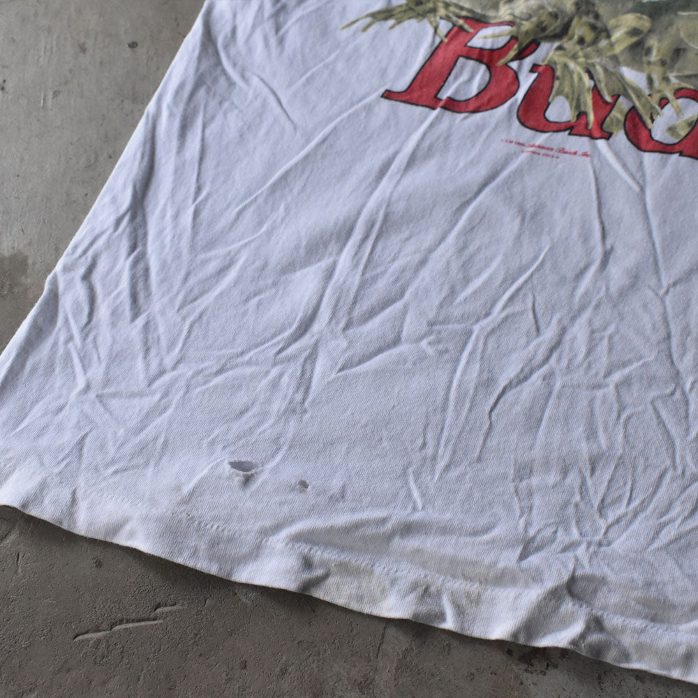 90's WILD OATS “Budweiser” 両面プリント カエル ビール 企業 Tシャツ USA製 240509