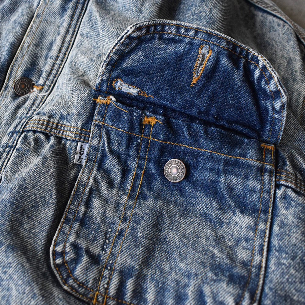 80’s Levi's レア! 70610-0219 デニムボアジャケット USA製 231217