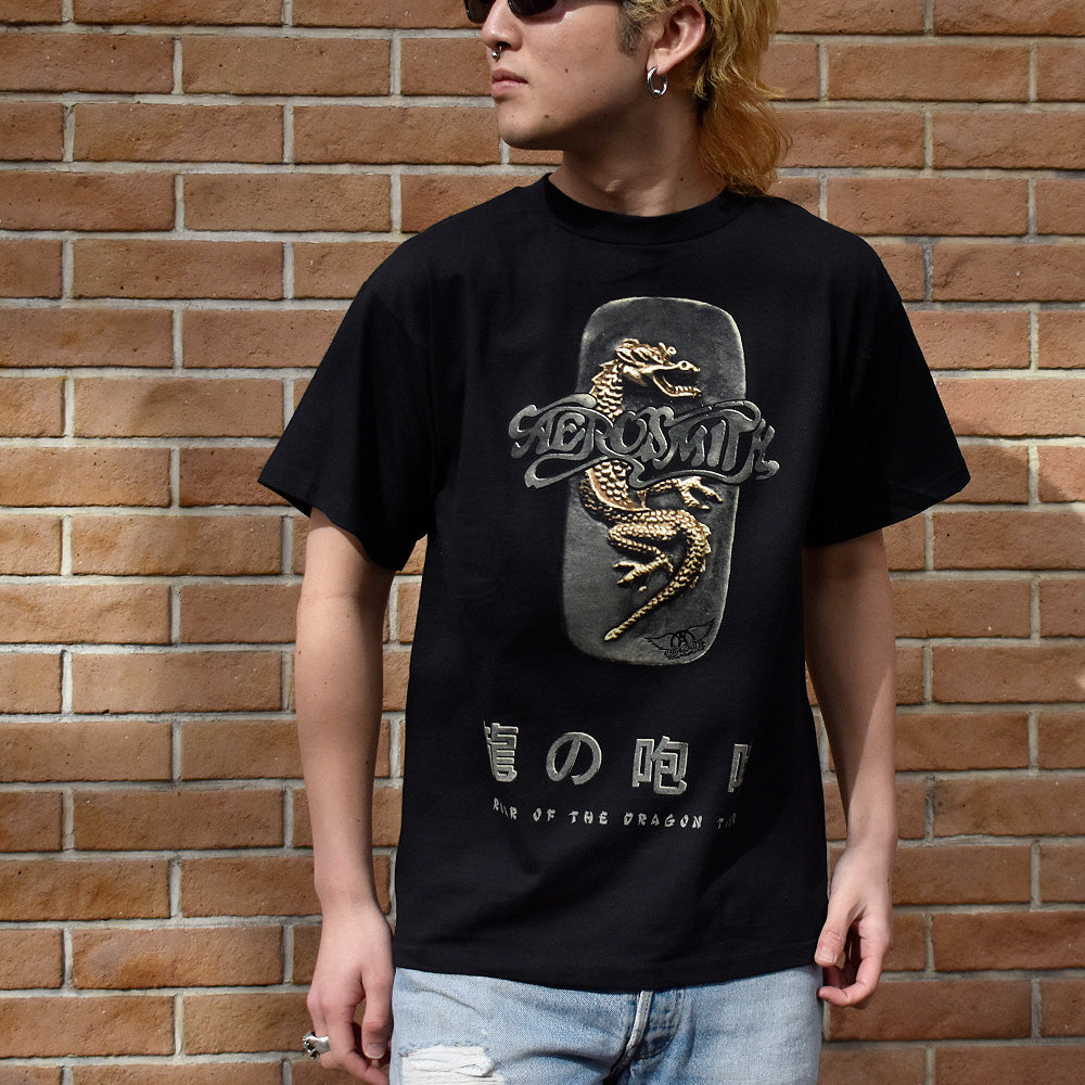 90’s~ Aerosmith ROAR OF THE DRAGON “龍の咆哮” Japan Tour Tシャツ 240126HYY
