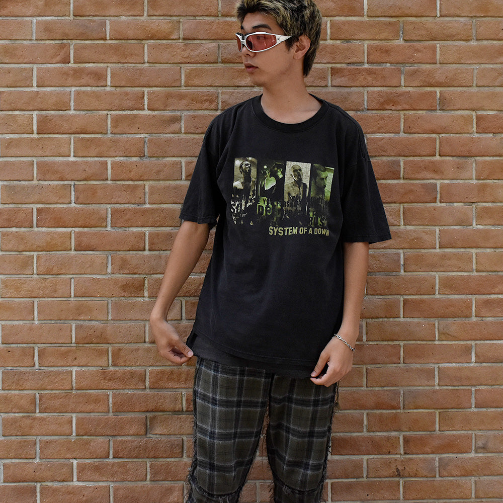 Y2K System of a Down “Chop Suey!” ロック Tシャツ 250804H