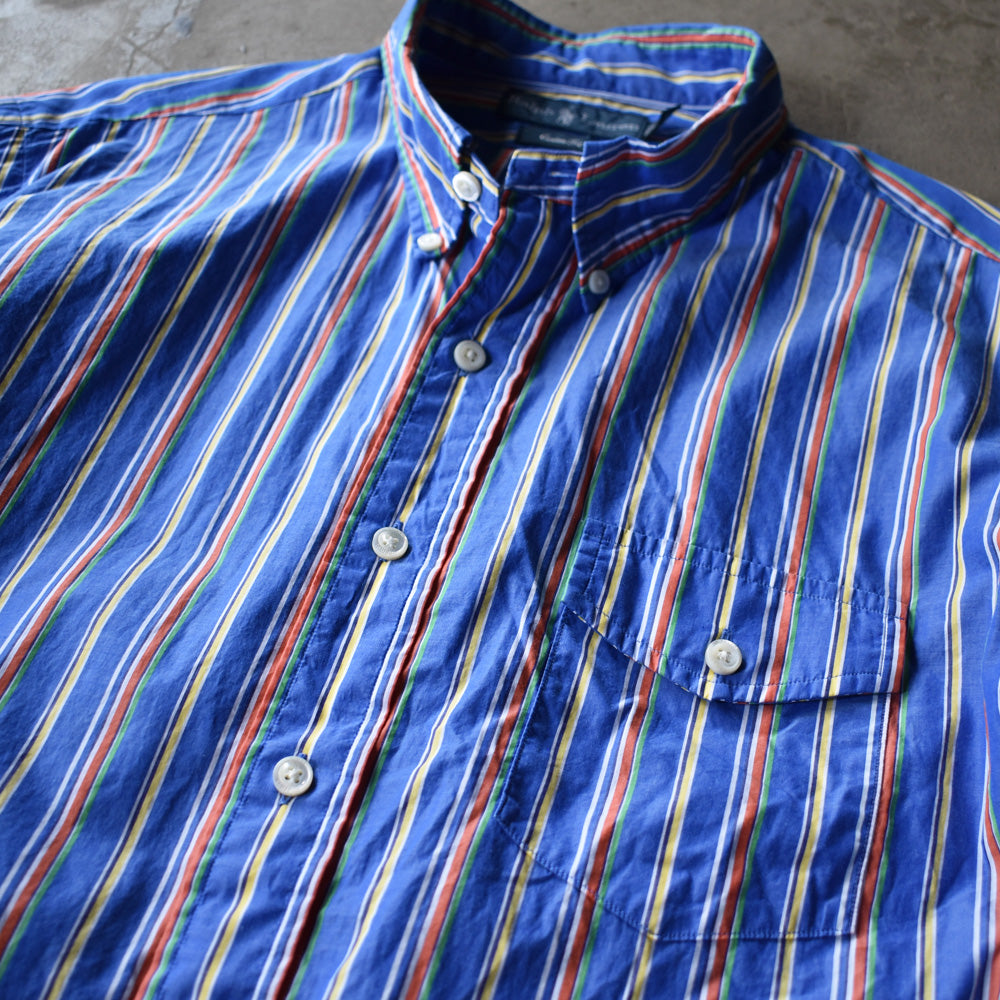 Ralph Lauren/ラルフローレン “CUSTOM FIT” マルチストライプ ボタンダウンシャツ 230519