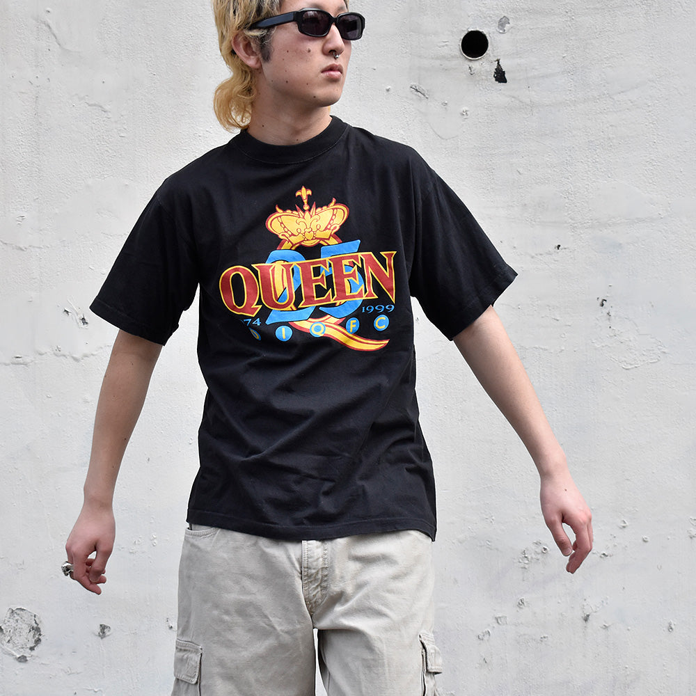 90's Queen "Official International Fan Club" Tシャツ Euro製 240218HYY