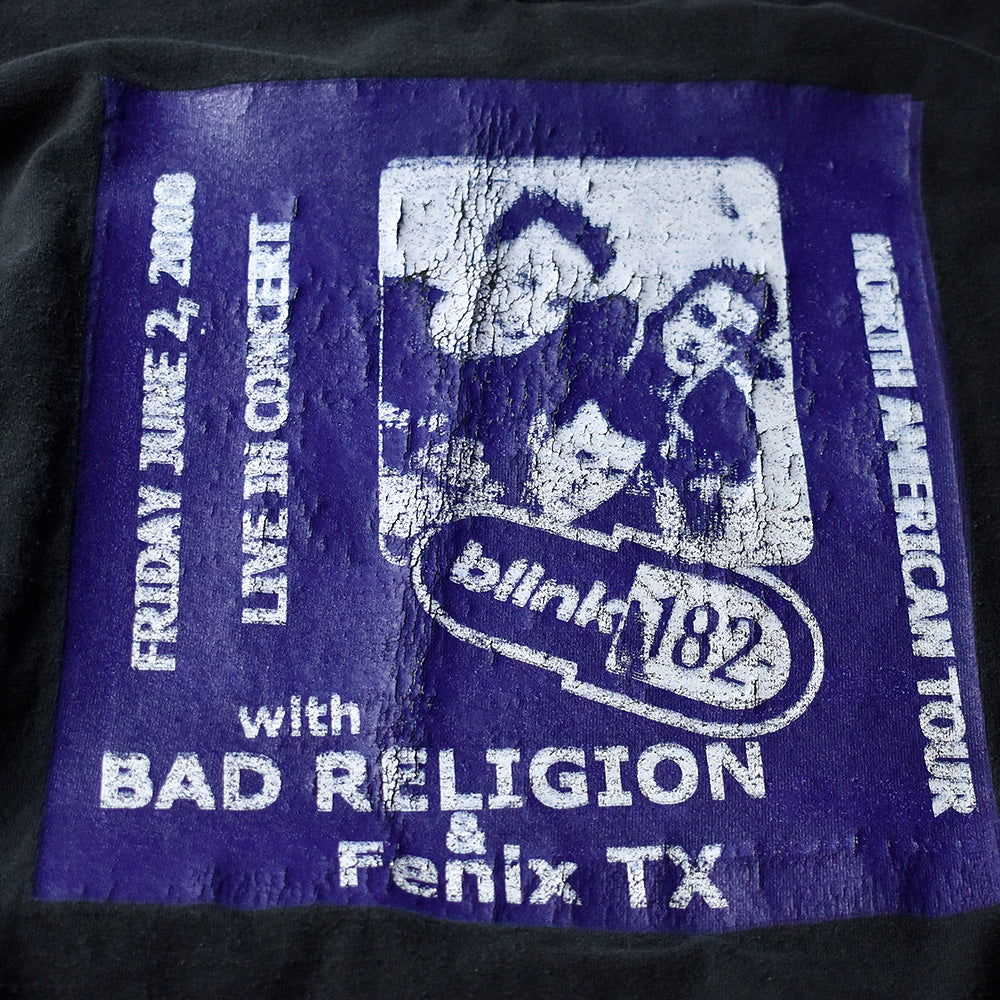 Y2K blink-182 “The Mark, Tom and Travis Show Tour“ Bad Religion/Fenix TX, Tシャツ 240506H