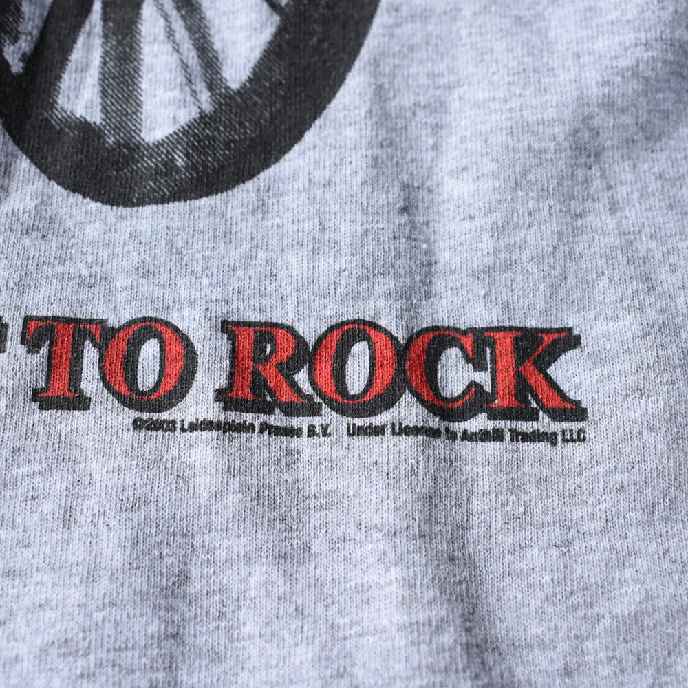 Y2K AC/DC “FOR THOSE ABOUT TO ROCK” ラグラン ロック Tシャツ 250801