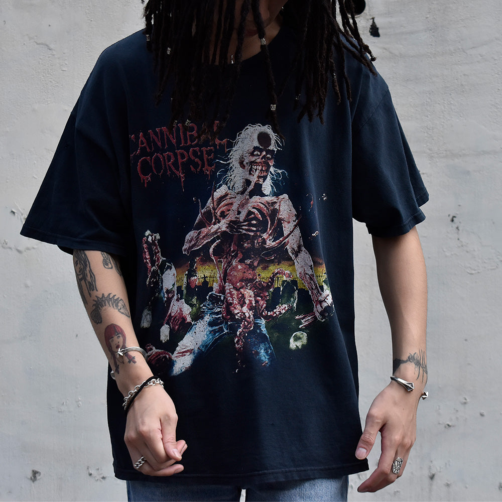 Y2K CANNIBAL CORPSE “Eaten Back To Life” Tシャツ 231019H