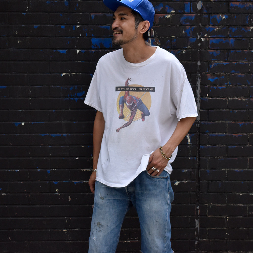 Y2K MARVEL "Spider-Man2" アメコミ ムービー Tシャツ 250718H