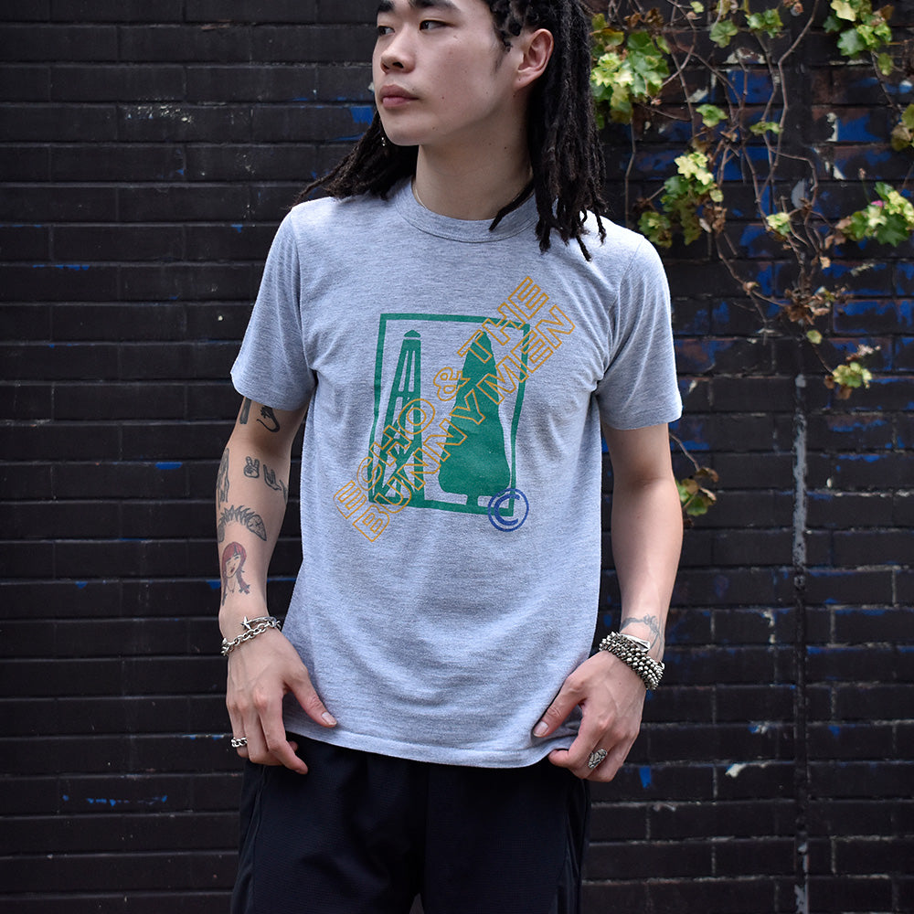 80's Echo&The Bunnymen ロック Tシャツ 230807HYY