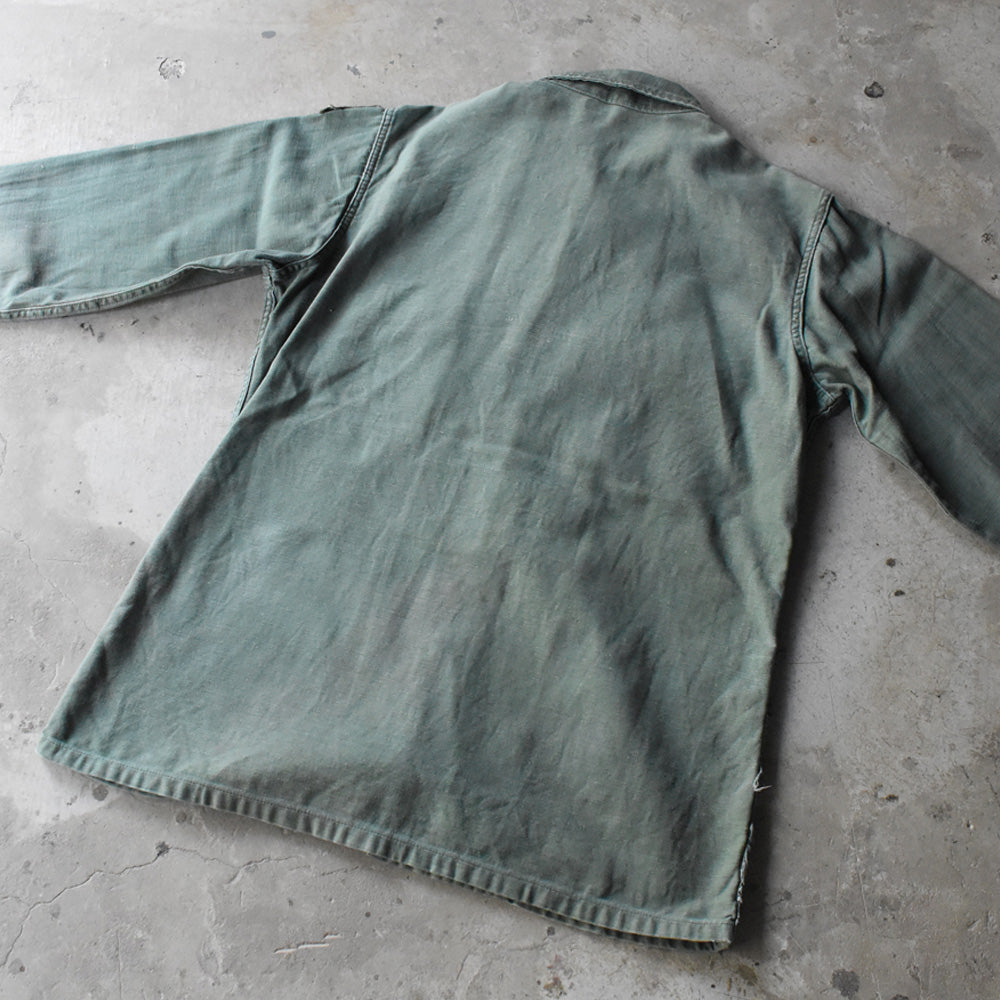 70's U.S.ARMY ミリタリー ユーティリティシャツ 250412