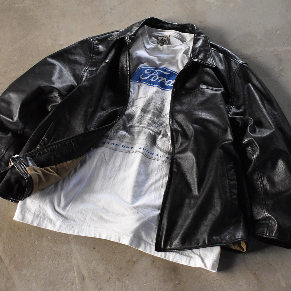 90's DOCKERS 牛革 レザージャケット 240322
