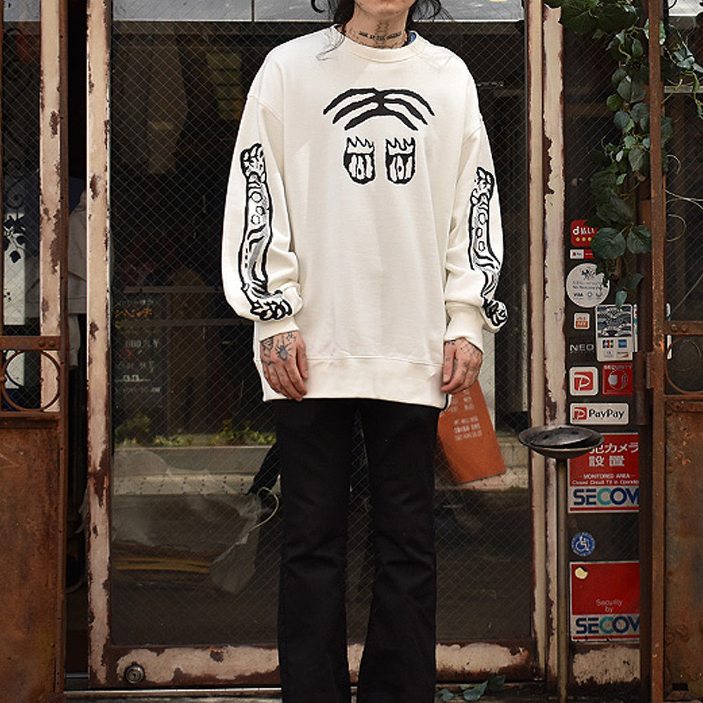 blackmeans "TibetanTiger" クルーネック スウェット 945-77GT81-1