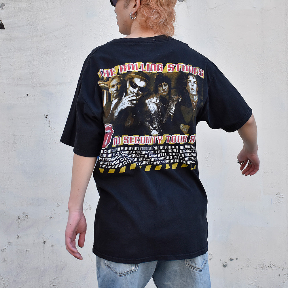 90's The Rolling Stones “No Security Tour” Tシャツ 240107H