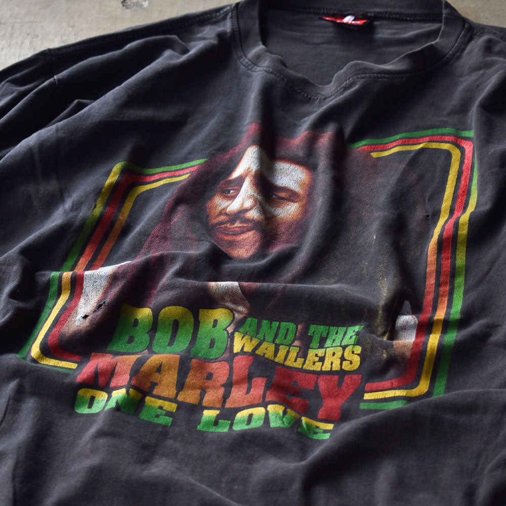 -ランクビッグサイズ ALSTYLE APPAREL&ACTIVEWEAR BOB MARLEY ボブマーリー ONE LOVE ラップTシャツ ラップT メンズXXXL /eaa349994