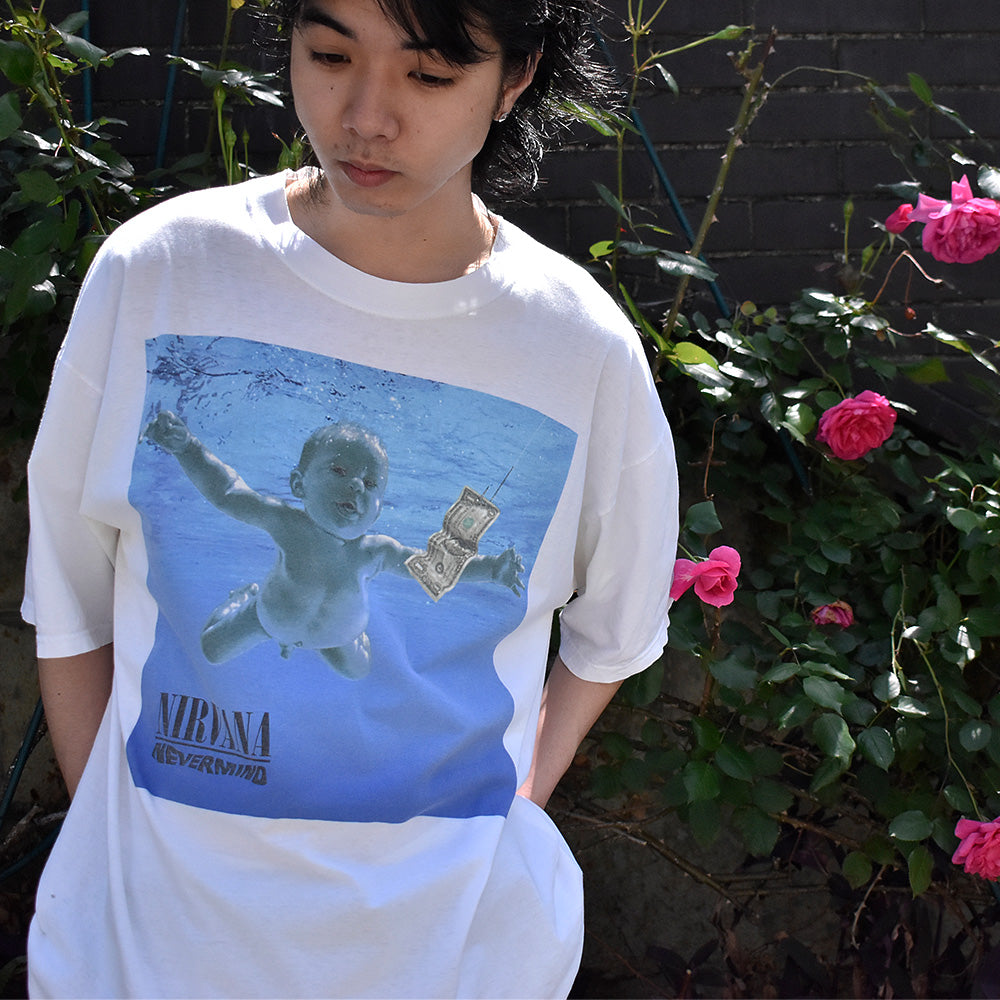 90's NIRVANA “Nevermind” Tシャツ Euro製 250503H