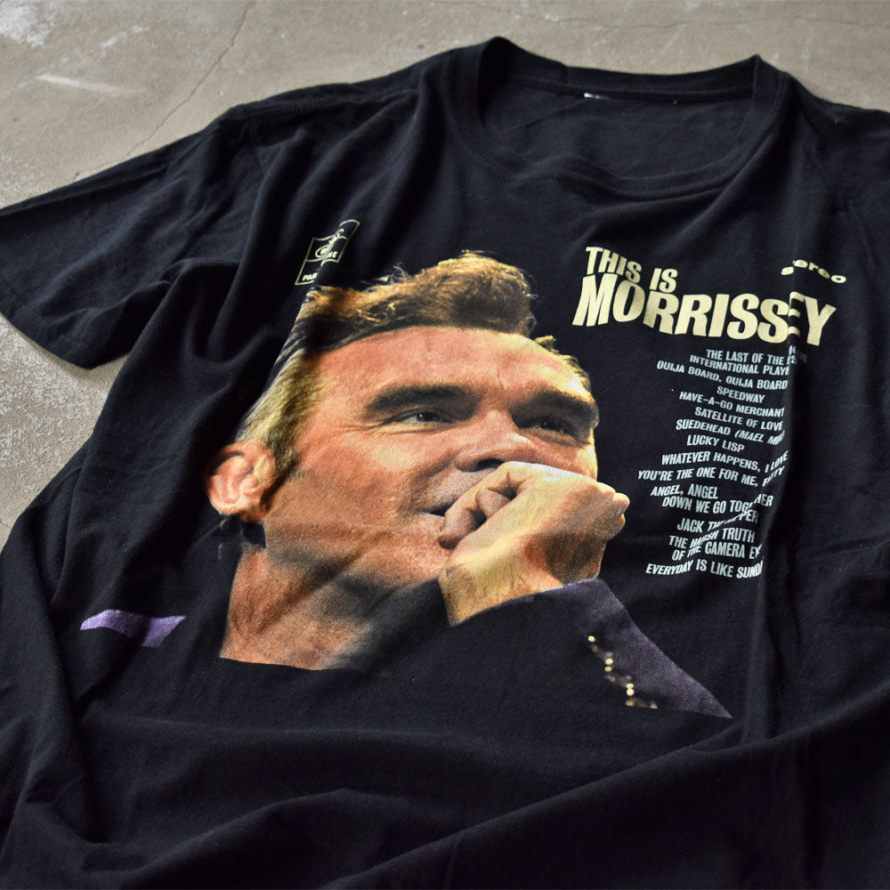 Y2K Steven Patrick Morrissey/スティーヴン・パトリック・モリッシー "THIS IS MORRISSEY” Tシャツ 230911H