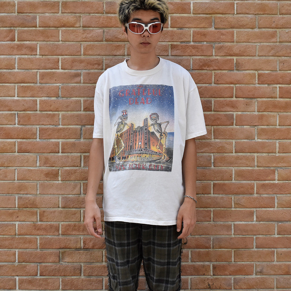 90's Grateful Dead “Radio City Music Hall” スカル ロック Tシャツ 250805H