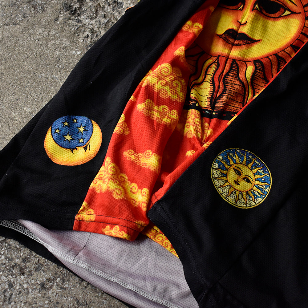Y2K voler “Sun & Moon” サイクリングシャツ USA製 250518H
