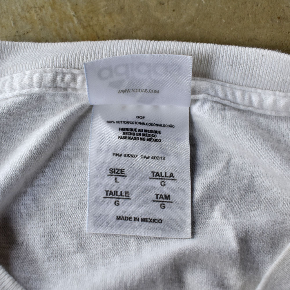 Y2K adidas ロゴプリント Tシャツ 240329