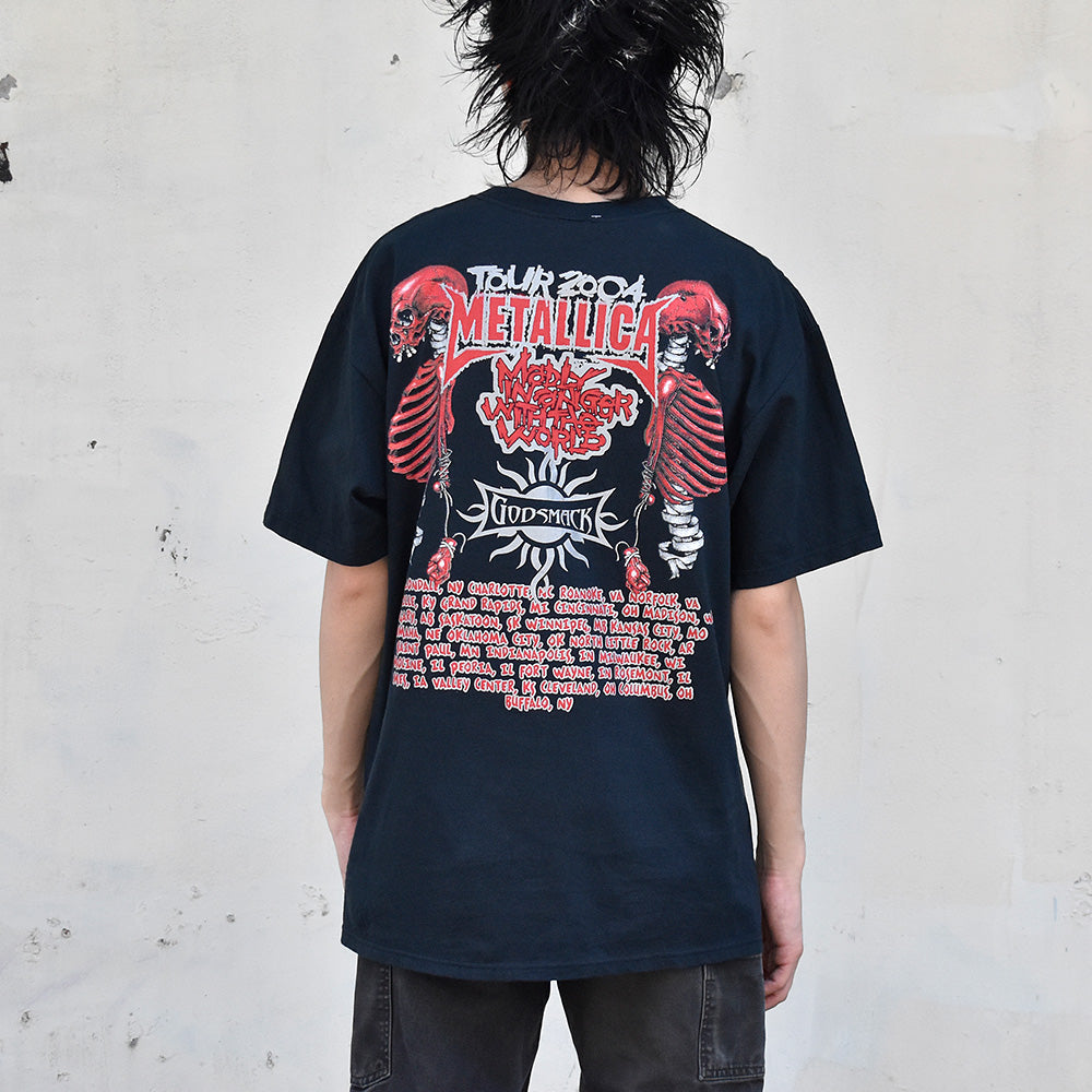 Y2K METALLICA “Madly In Anger With The World“ Tour Tシャツ 250422H