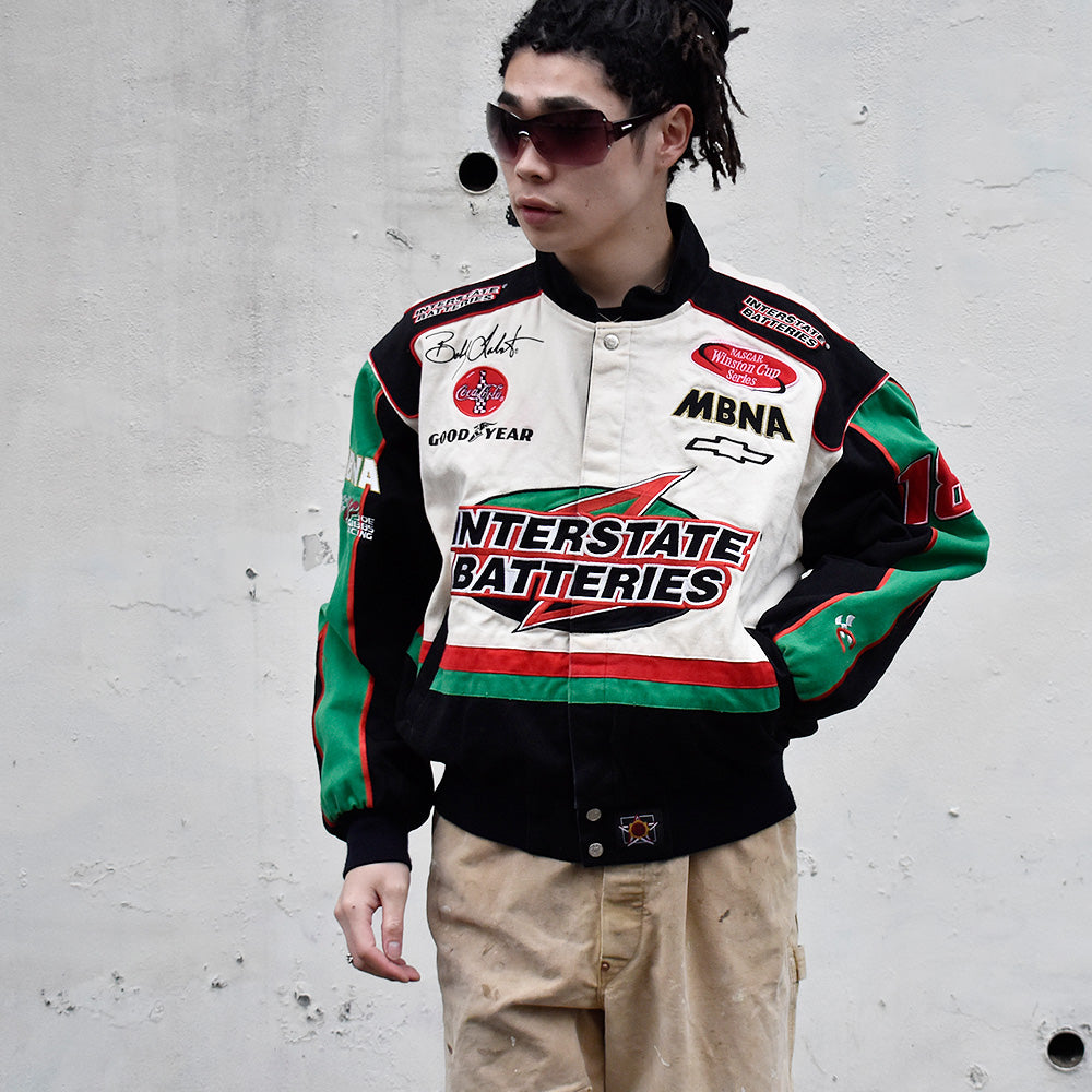 90's~ Chase Authentics×JEFF HAMILTON コットン レーシングジャケット 240202H
