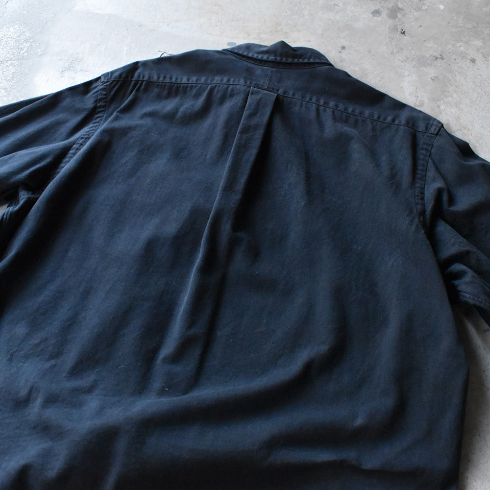 90's Ralph Lauren ブラック! ボタンダウンシャツ 240825 S2147