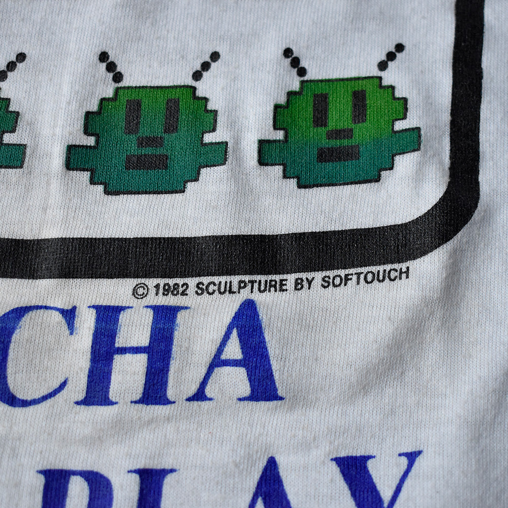 80's “Betcha Can't Play Just One” ゲーム Tシャツ USA製 250813H