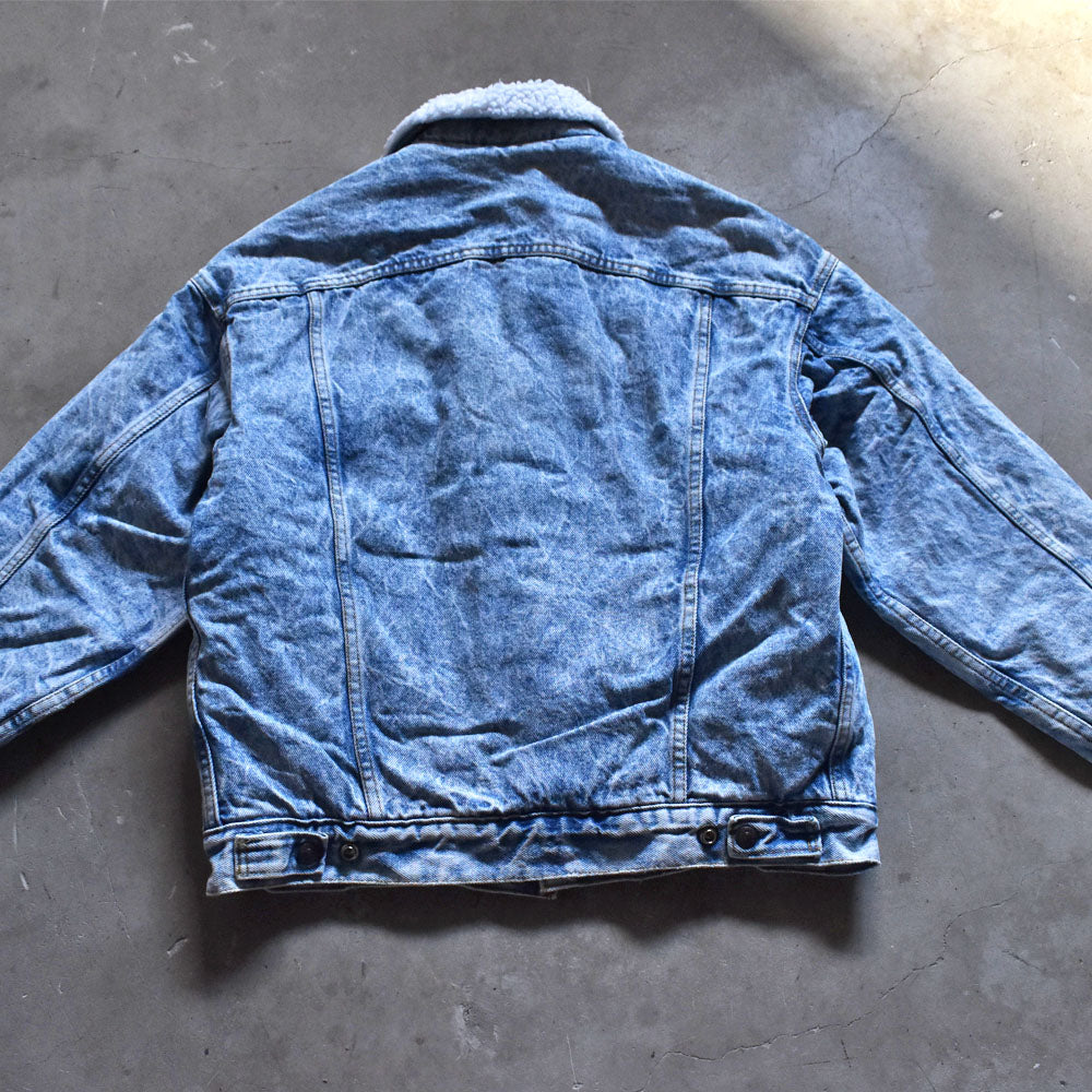 90’s Levi's ケミカルウォッシュ デニムボアジャケット 70609 USA製 231220