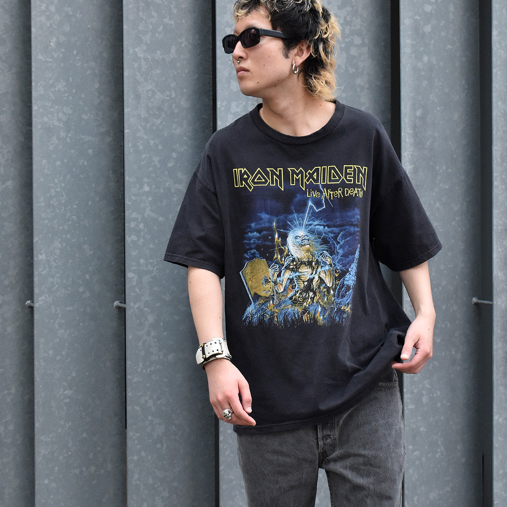 Y2K Iron Maiden “Somewhere Back In Time” World Tour Tシャツ 240508H
