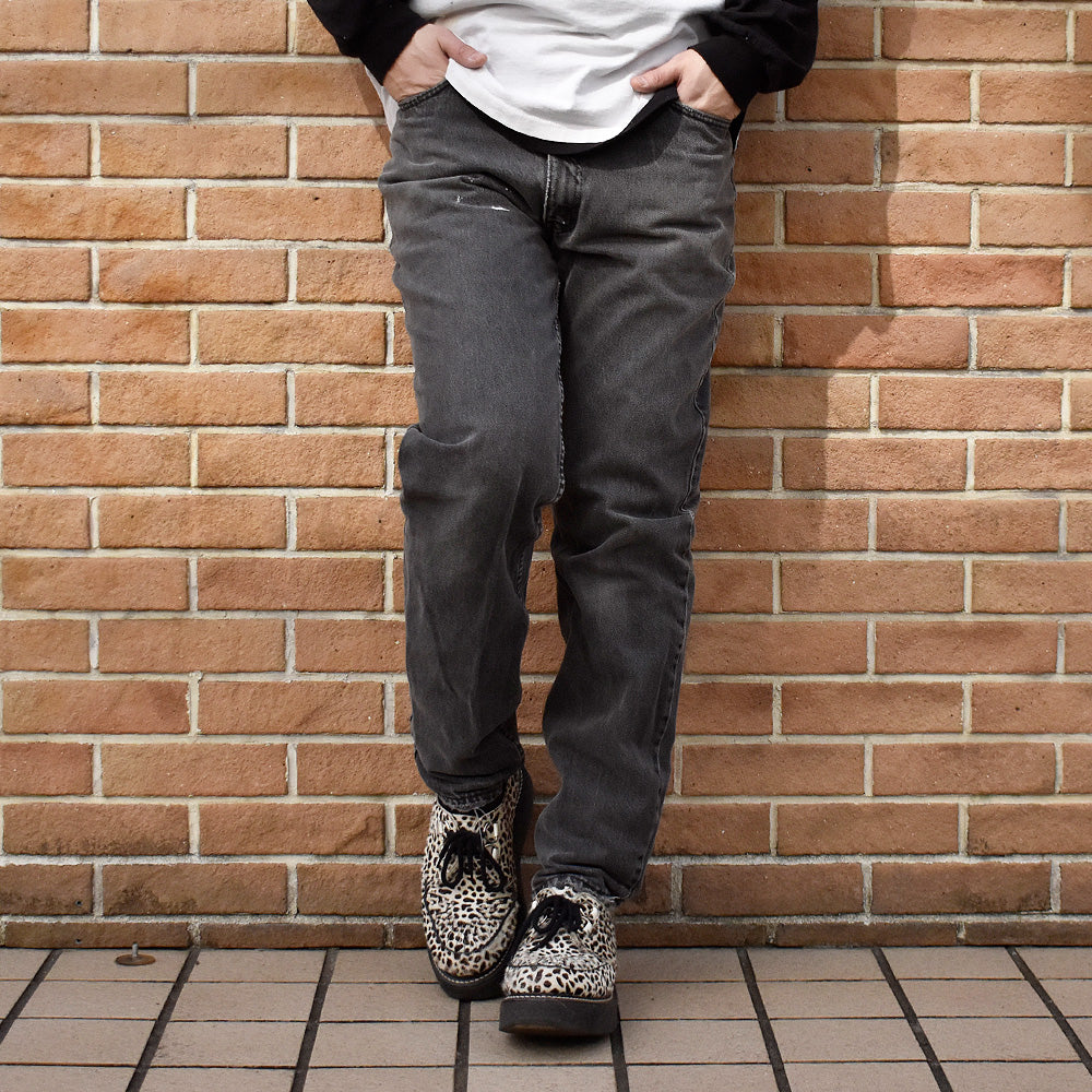 90’s Levi's 881 オレンジタブ ブラック デニムパンツ Euro製 240304H