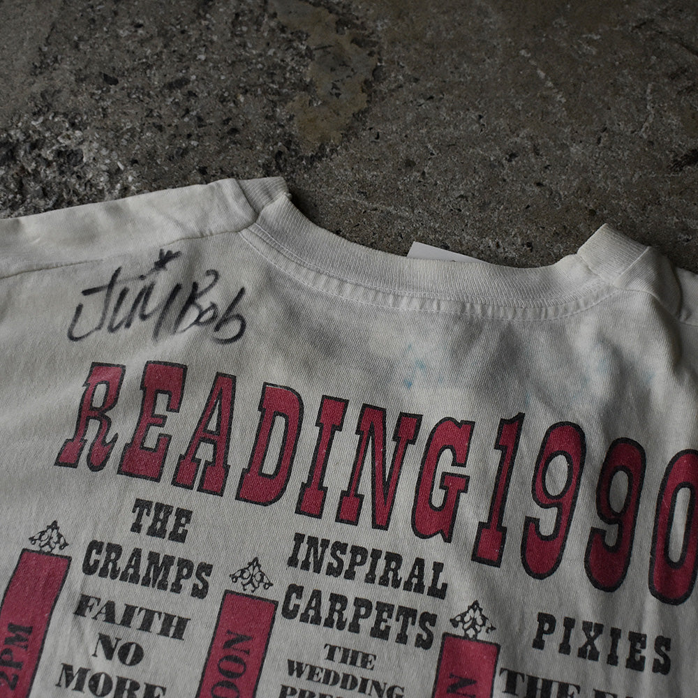 90's Reading Festivals "Reading Festivals 1990" フェス イベント Tシャツ 230907H