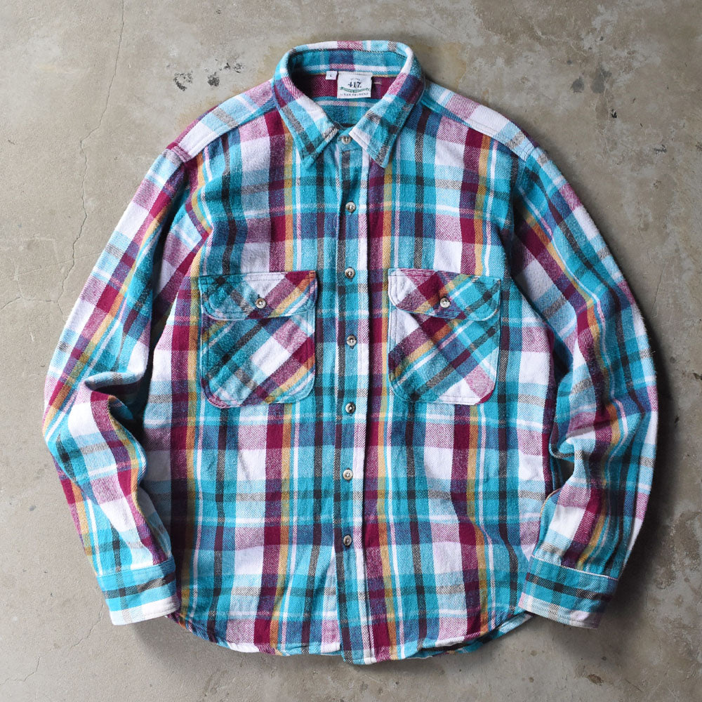 90’s 417 by VAN HEUSEN フランネルシャツ 251007H