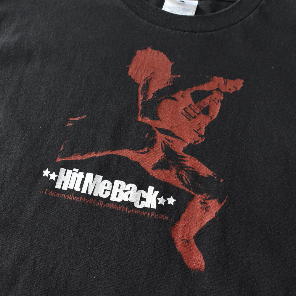 デッドストック! HIT ME BACK "I Wanna live My Life the Way My Heart Feels…" Tシャツ 250916