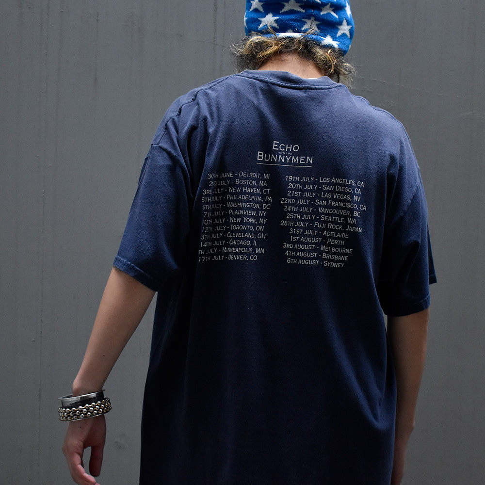 Y2K Echo&the Bunnymen “Flowers” Tour Tシャツ 231006HYY