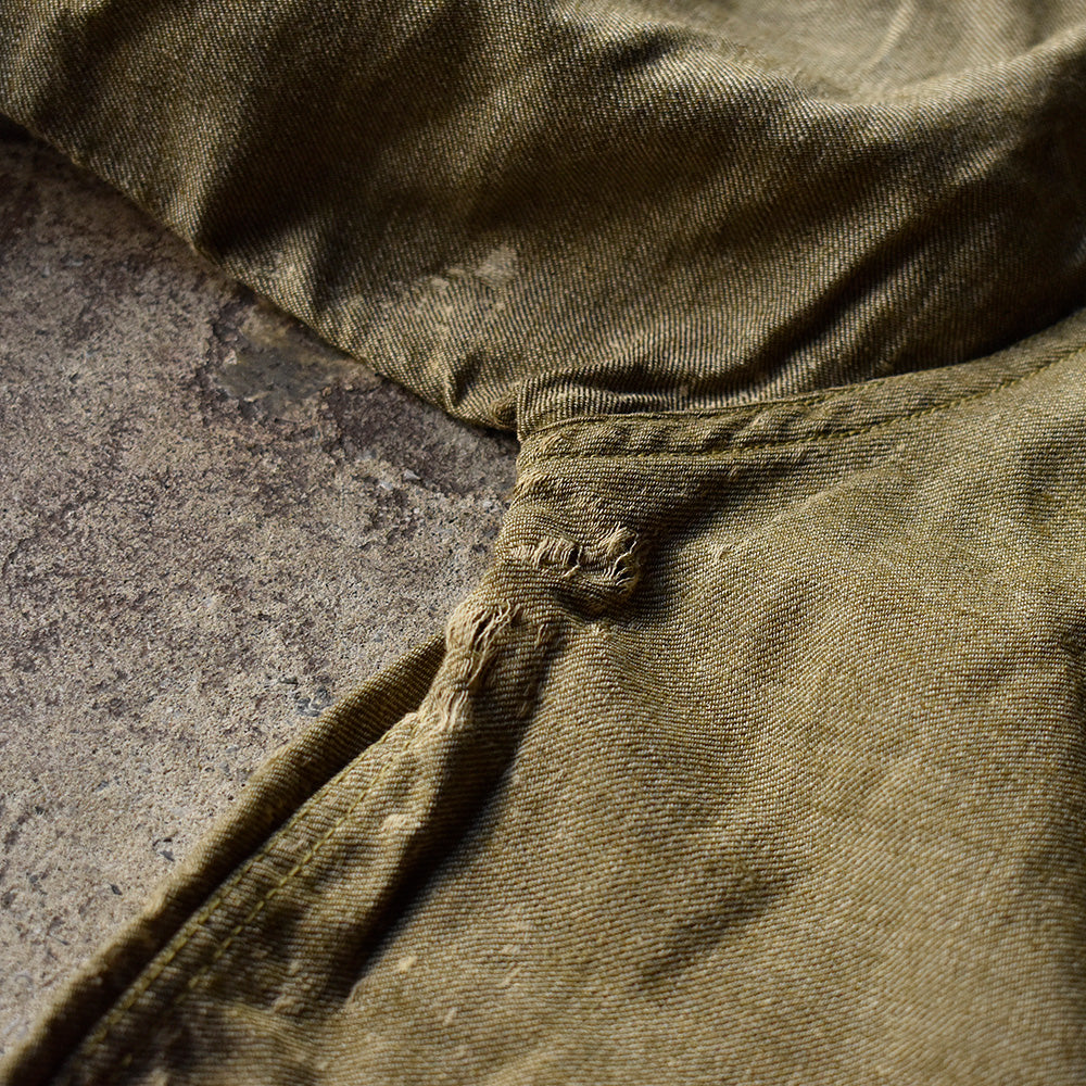 1910's~ WW1 U.S.ARMY マチ付き ウール プルオーバーシャツ 250219H