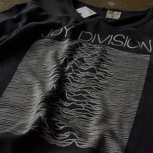 70's Joy Division “Unknown Pleasures” Peter Saville Tシャツ Euro製 231011HY33
