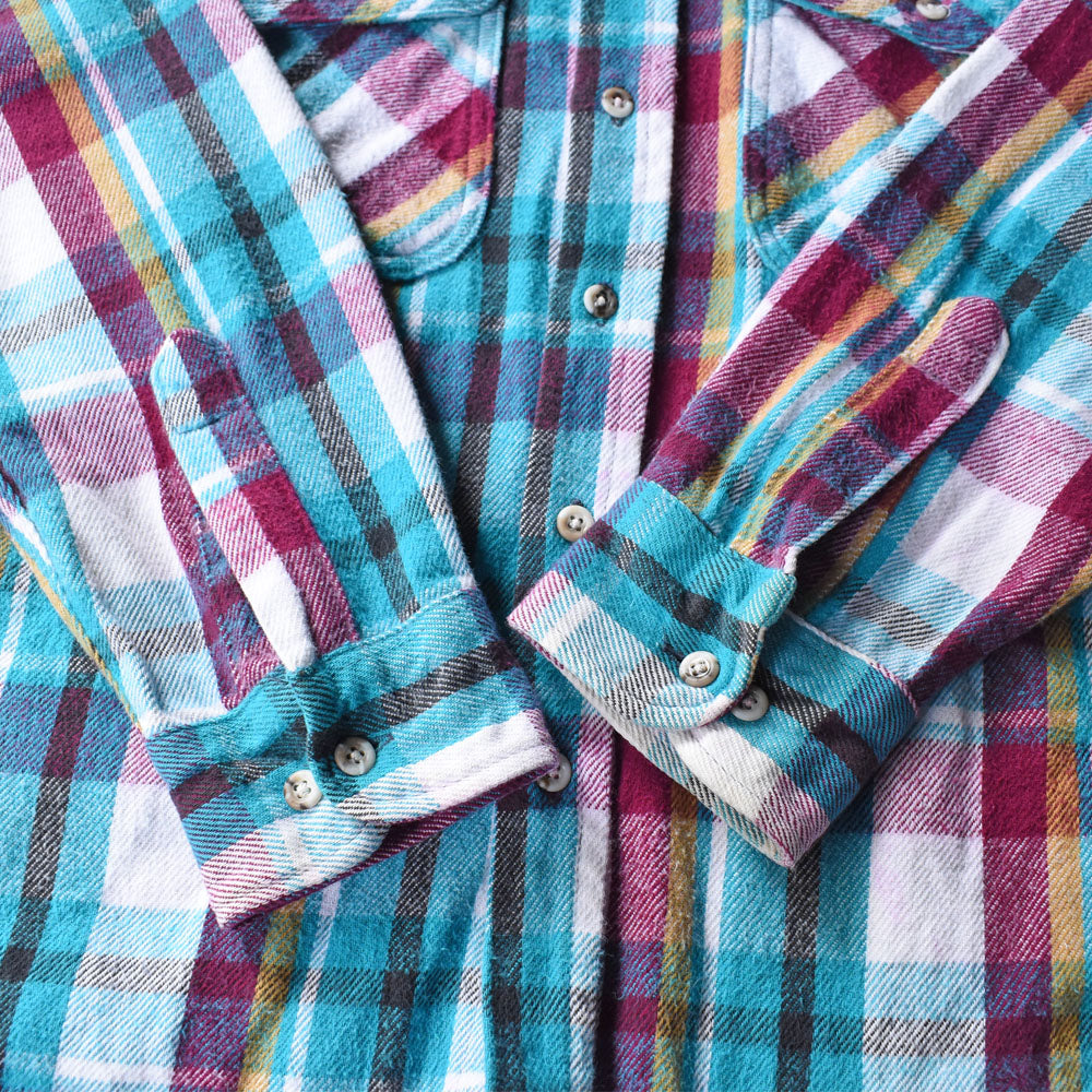90’s 417 by VAN HEUSEN フランネルシャツ 251007H