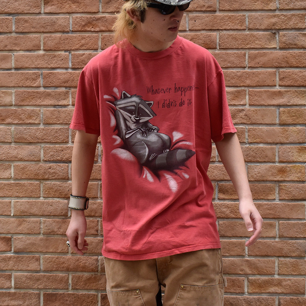 90's Disney “Pocahontas ミーコ” 海外アニメ キャラ Tシャツ USA製 240308H