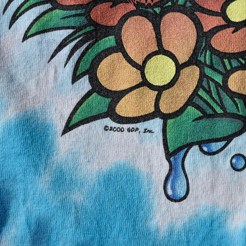 Y2K LIQUID BLUE / Grateful Dead “Dancing Bear” タイダイ ロック Tシャツ 240722H
