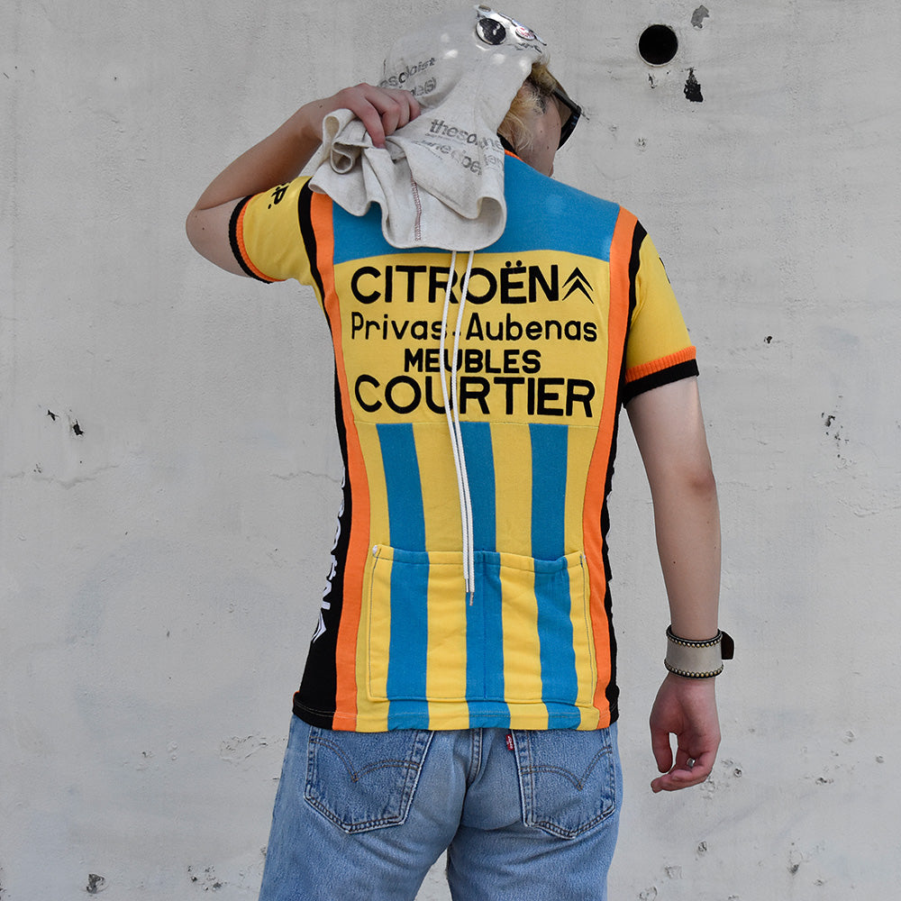 70's “Citroën” サイクリングシャツ Euro製 240723H