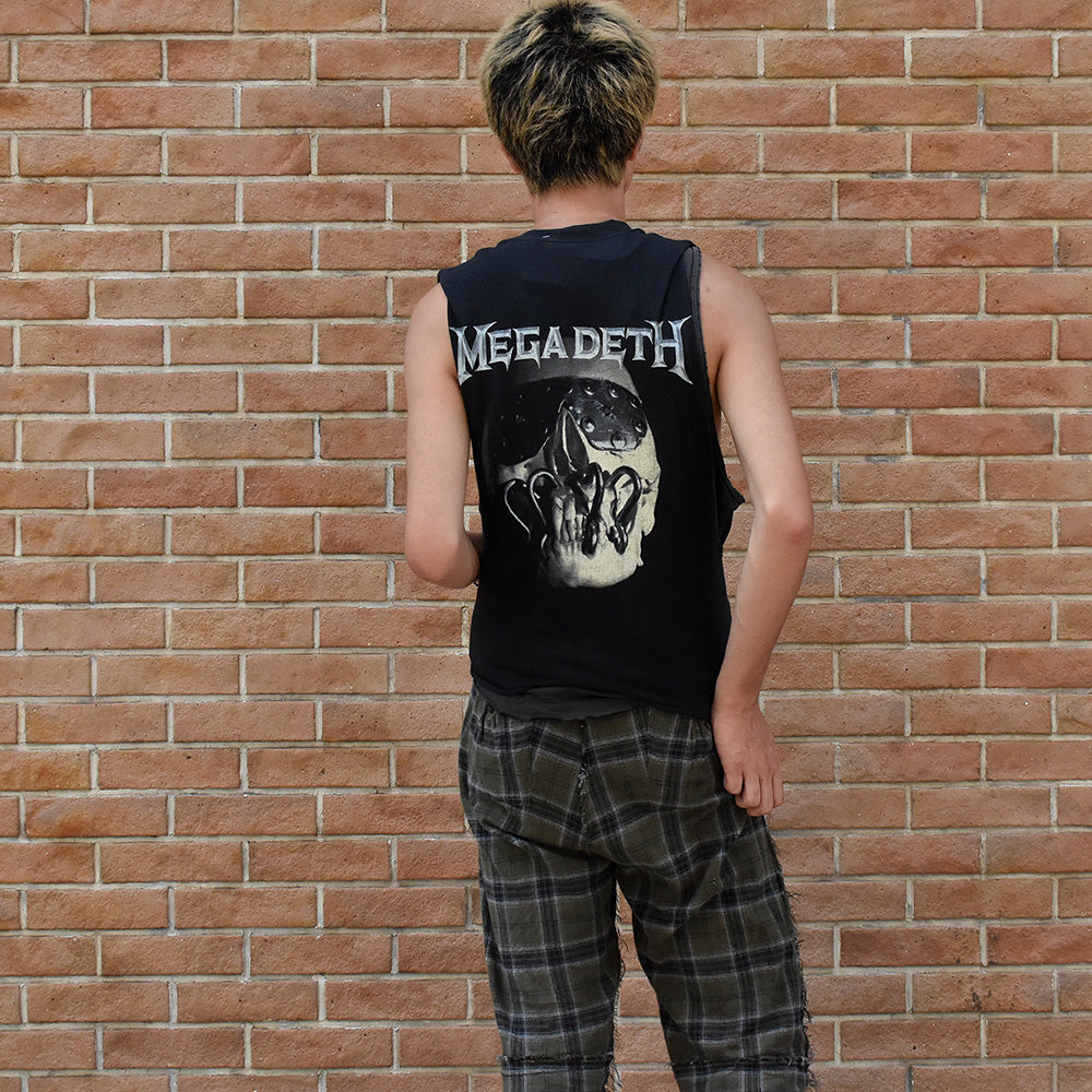 80’s MEGADETH “Peace Sells... But Who's Buying?” カットオフ ロック Tシャツ 250804H